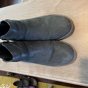 Clarks Black Ankle Booties